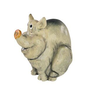 Josef Originals Ceramic Pig Figurine Silly Sitting Hog Anthropomorphic